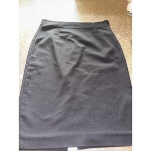 Zara Women’s Midi Black Skirt Size Medium Split In Back. Zipper Side